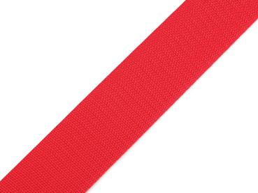 Gurtband Uni 30 mm Rot